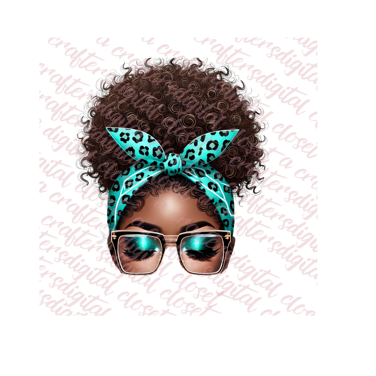 Teal Awareness Lady
