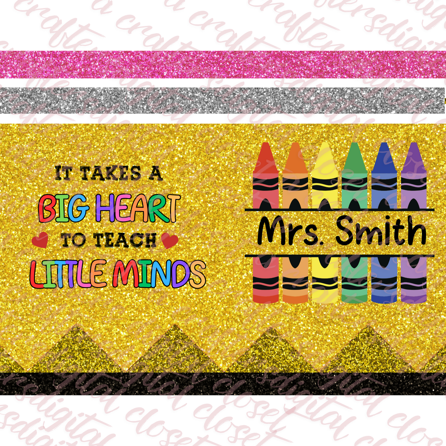 Teacher Tumbler Template Editable