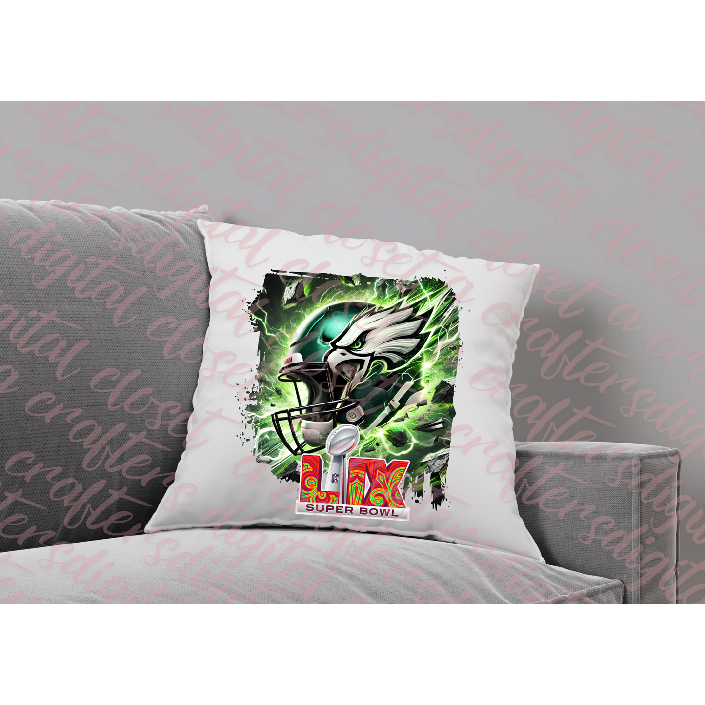 Distressed Eagles Super Bowl PNG
