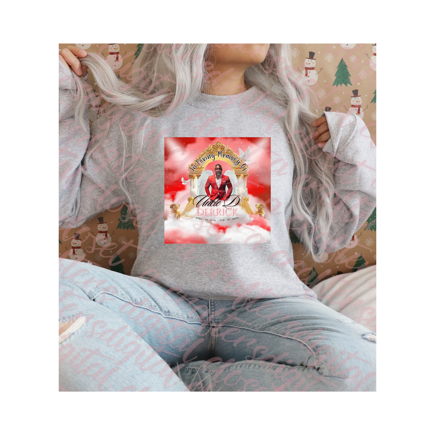 Memorial Button Red Editable Template