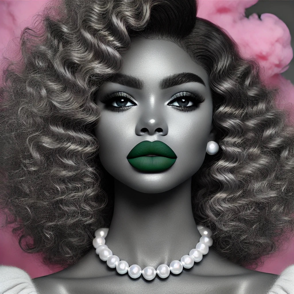 Pearls and Pink Smoke PNG