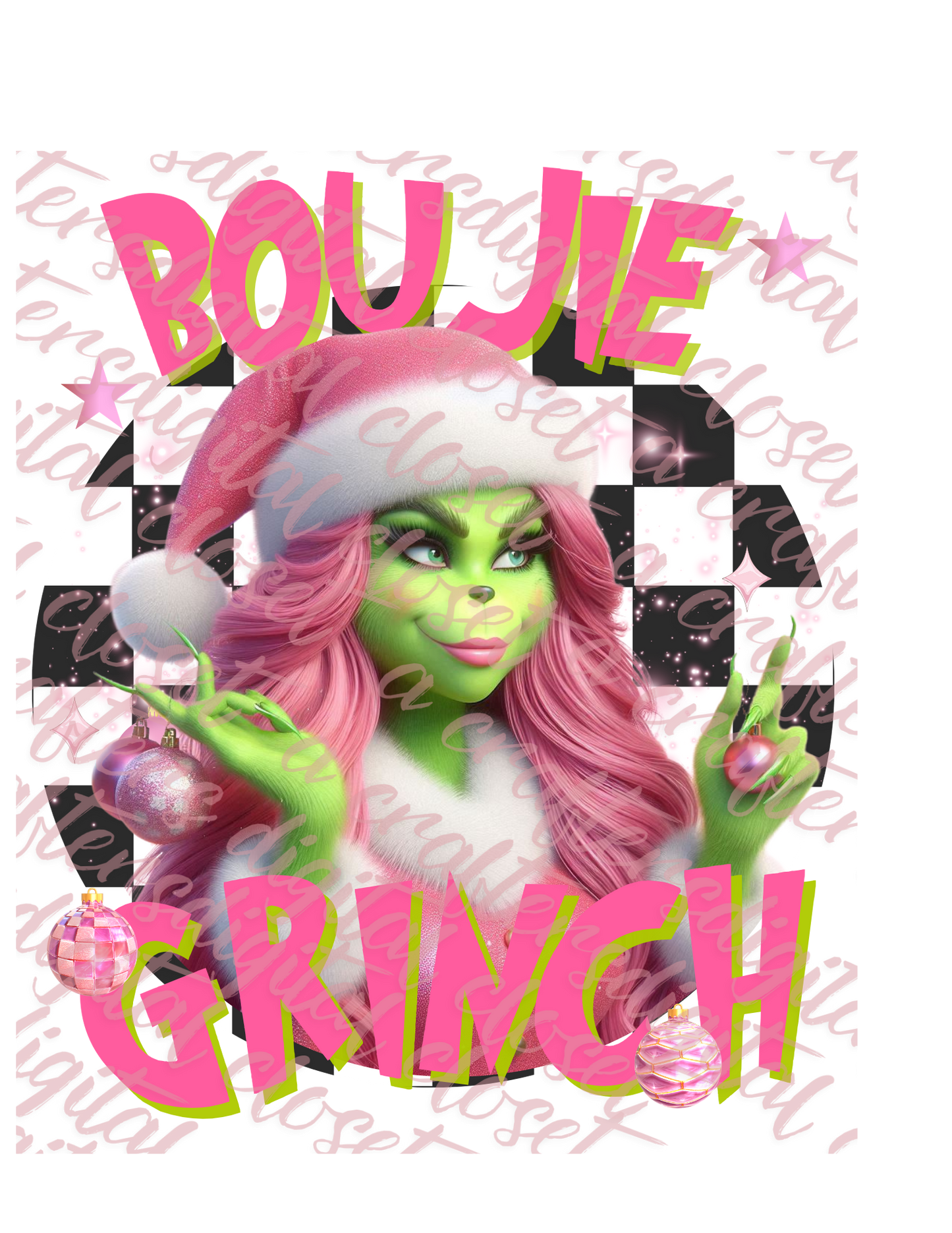Boujie and Grinchy PNG