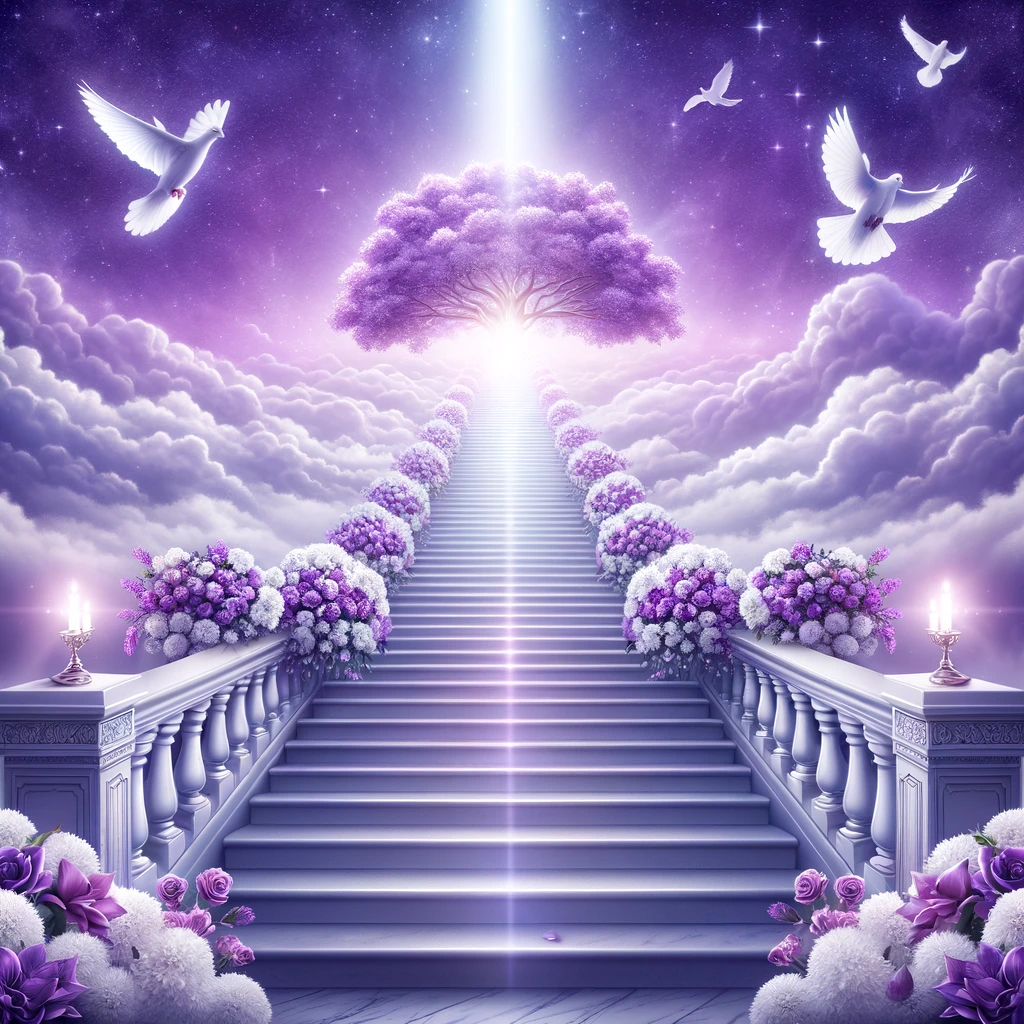 Purple Memorial Background 2 PNG