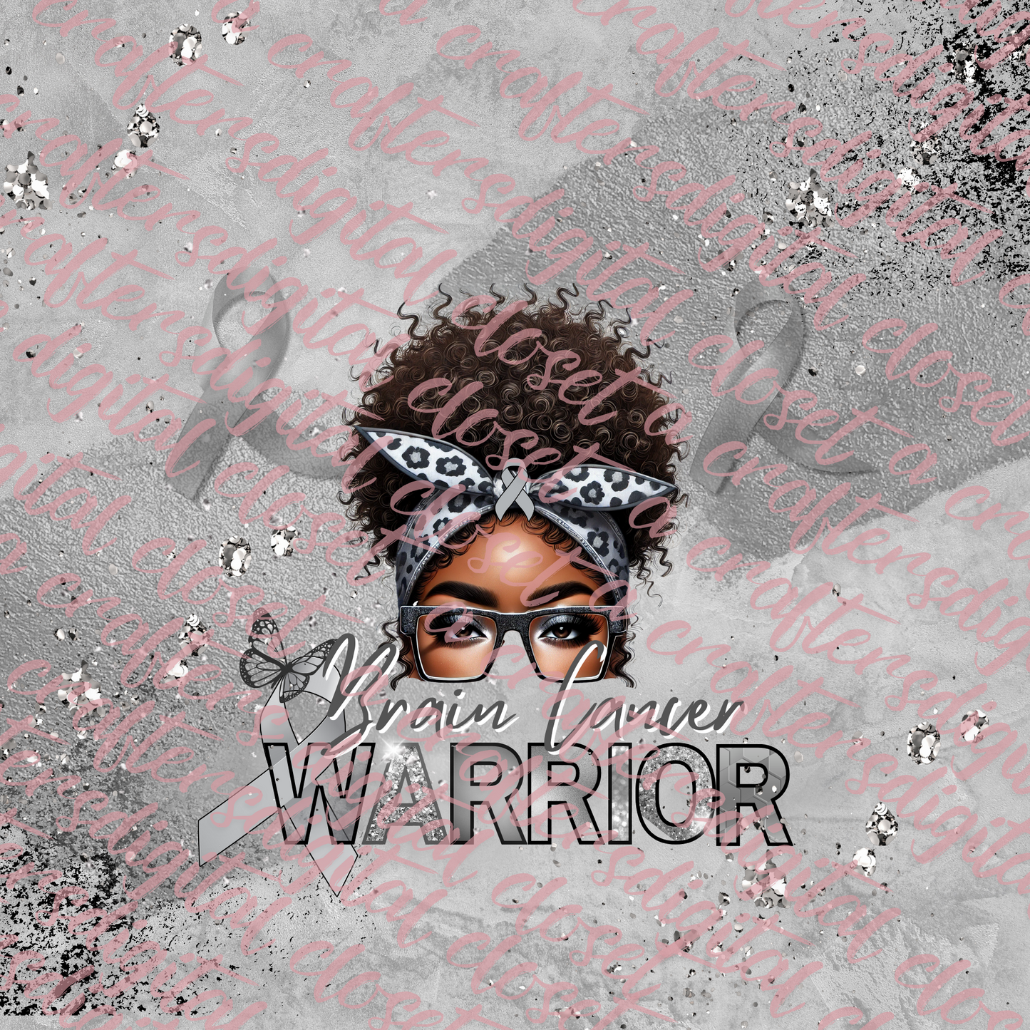 Brain Cancer Warrior PNG