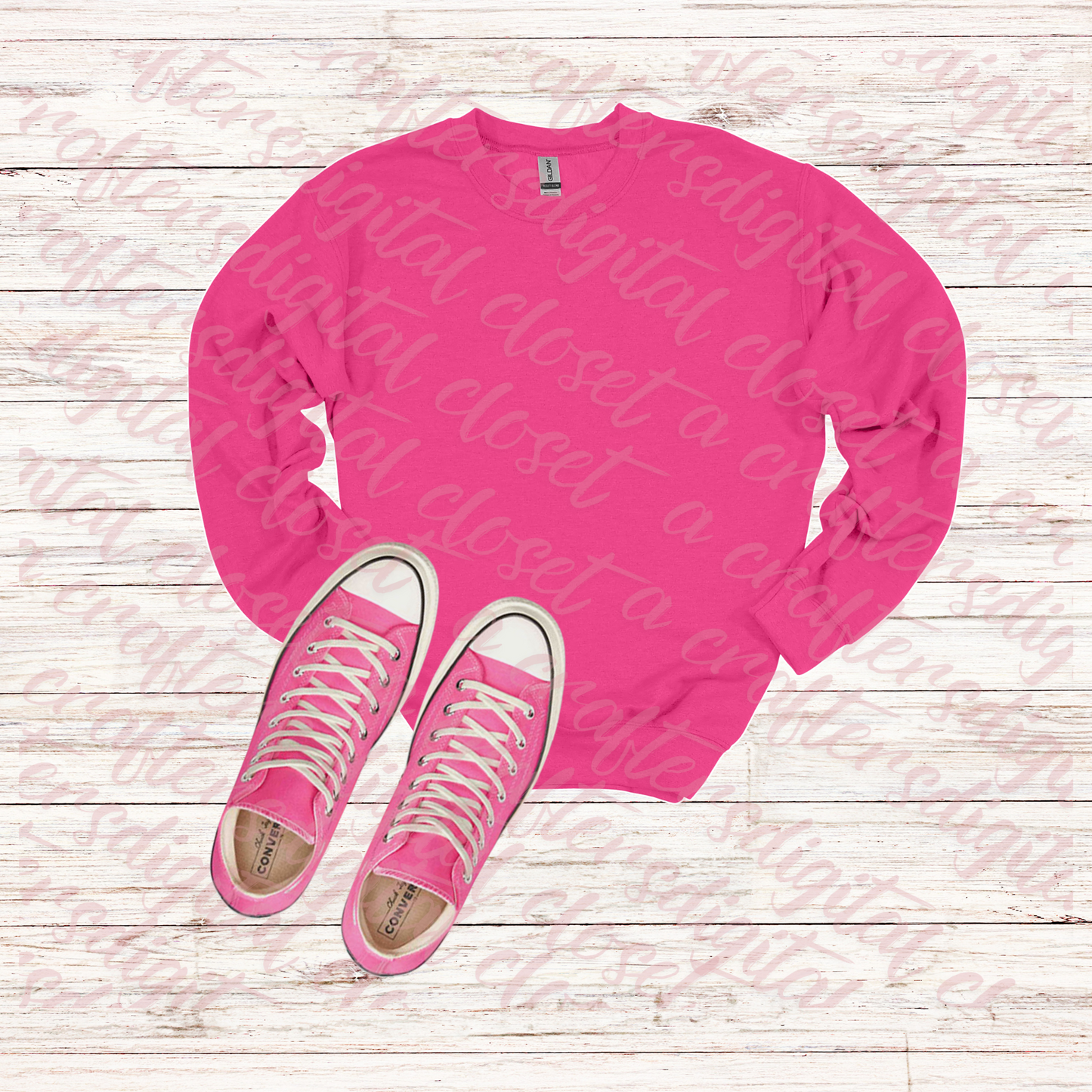 Pink Sweater Mock Up PNG