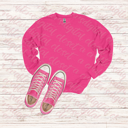 Pink Sweater Mock Up PNG
