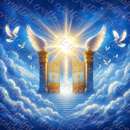 Blue Memorial Background 2 PNG