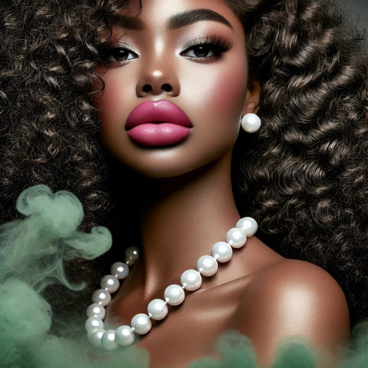 Pearls and Green Smoke PNG