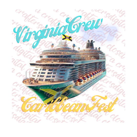 Virginia Crew Editable Design