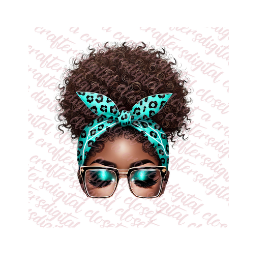 Teal Awareness Lady
