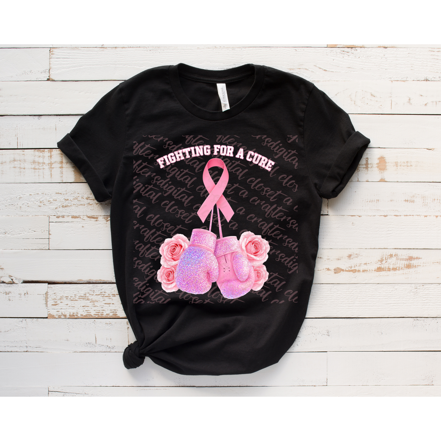 Fighting for a Cure Digital Design | Breast Cancer Awareness PNG