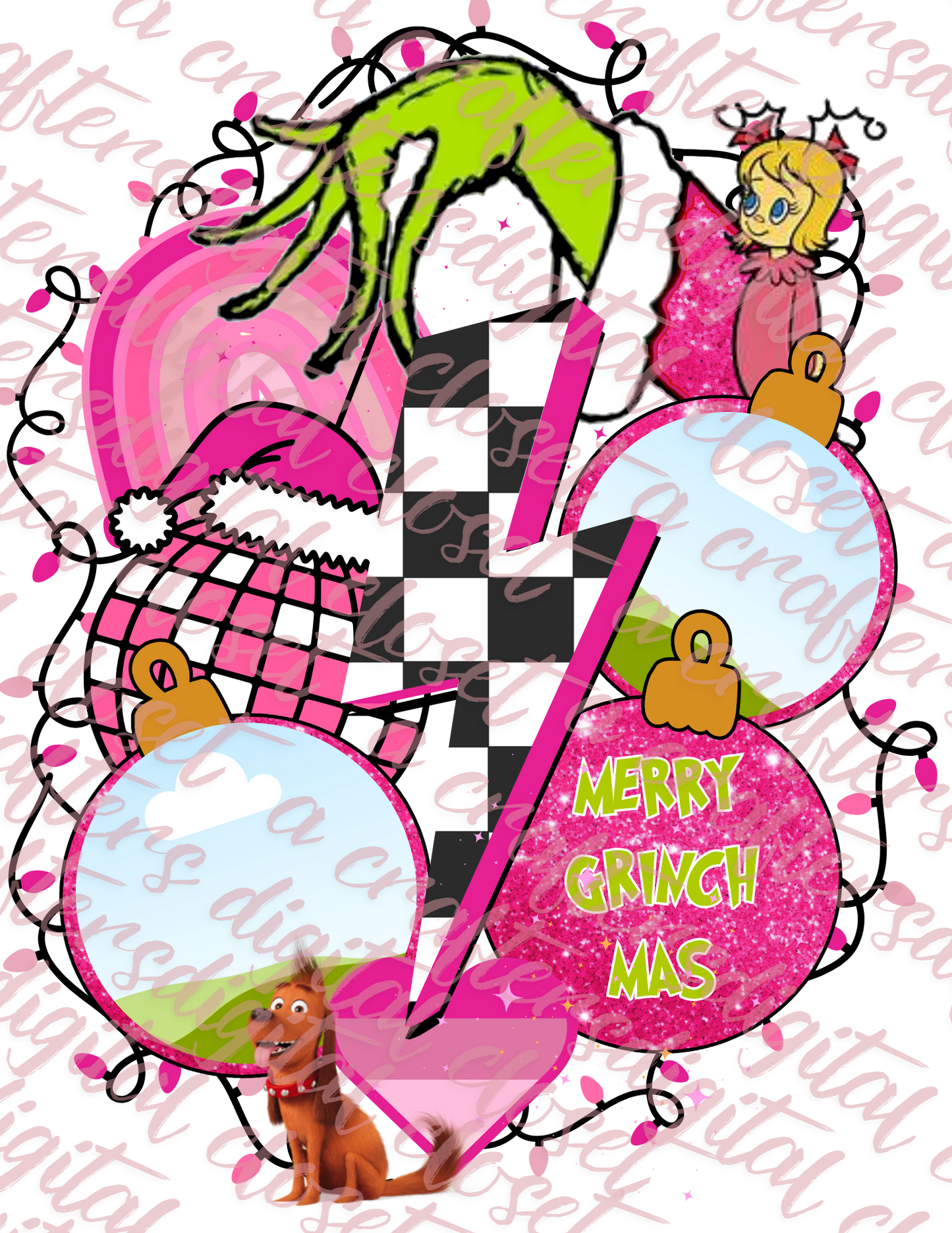 Merry Grinchmas Editable Design