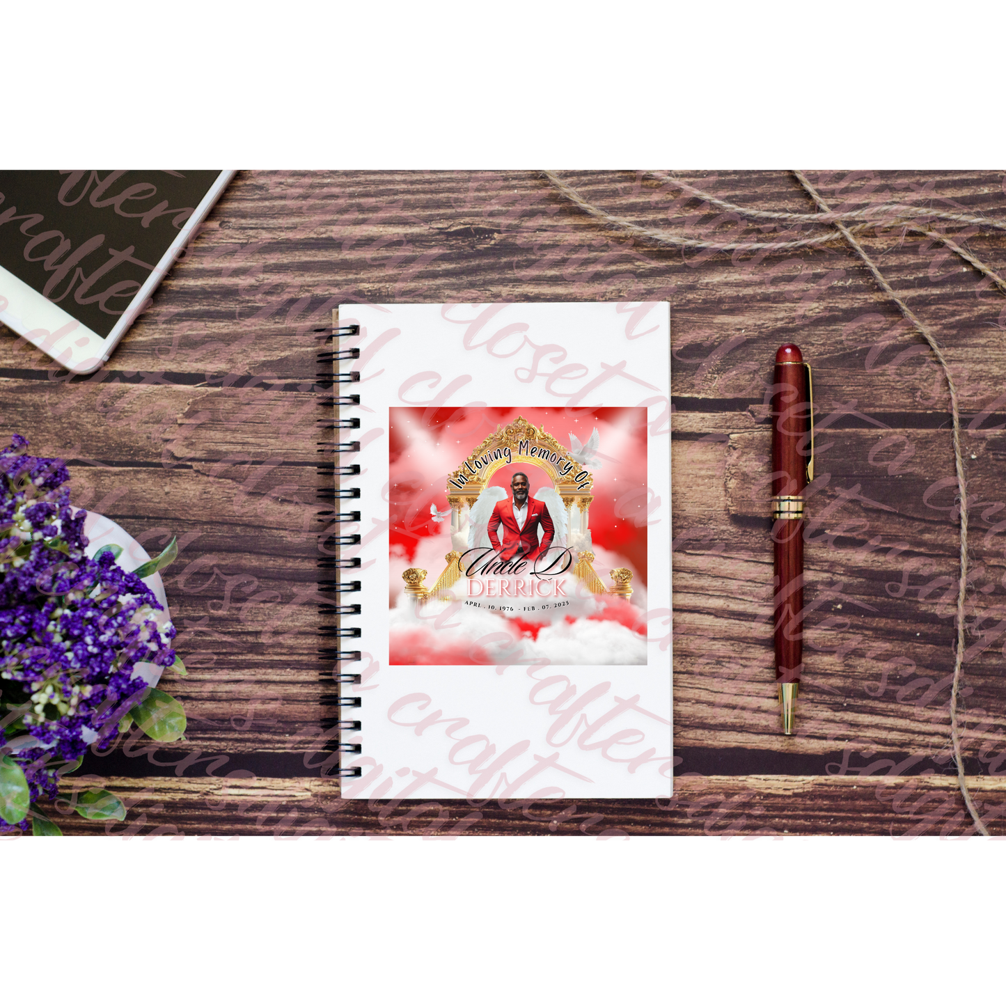 Memorial Button Red Editable Template