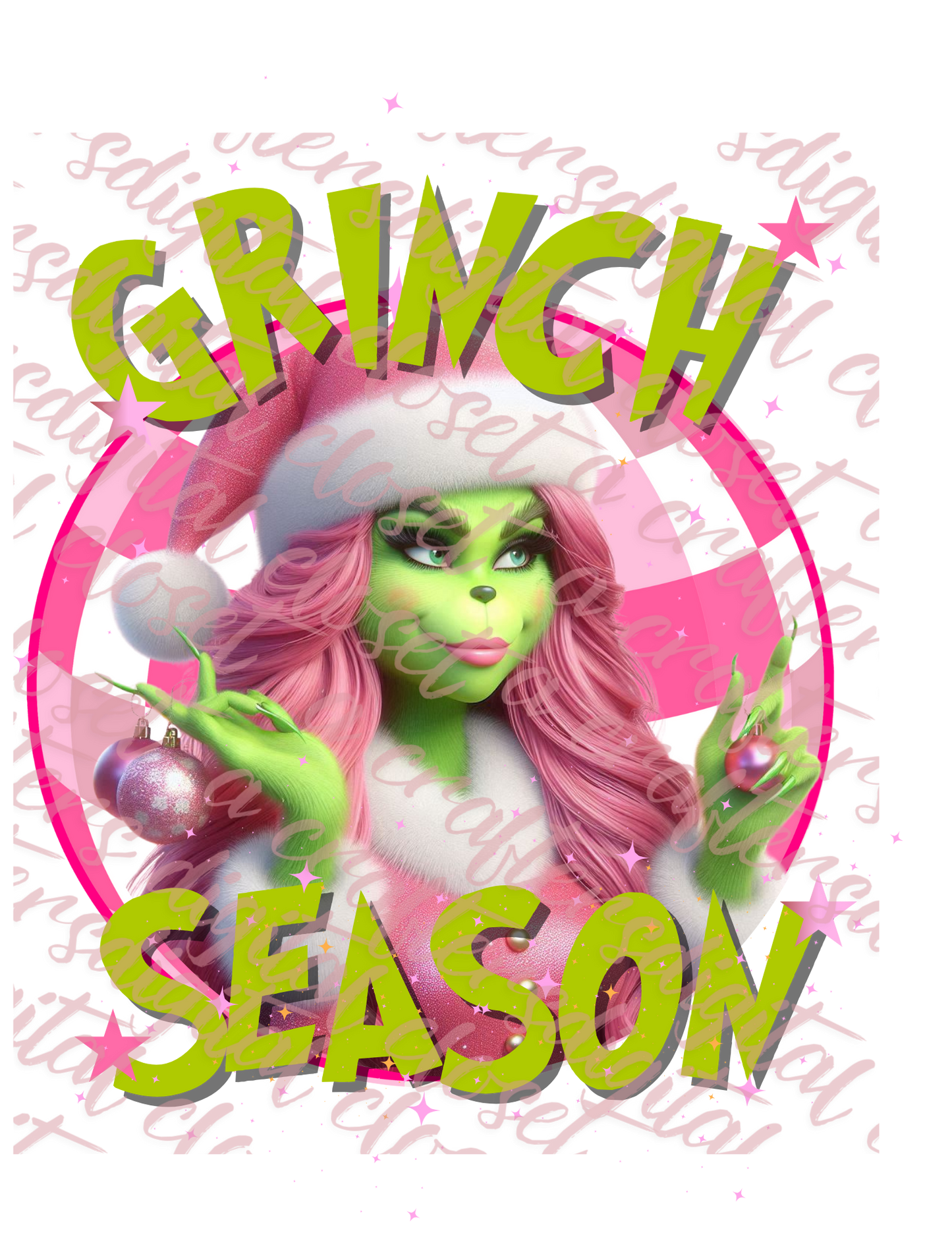 Grinchy Season PNG