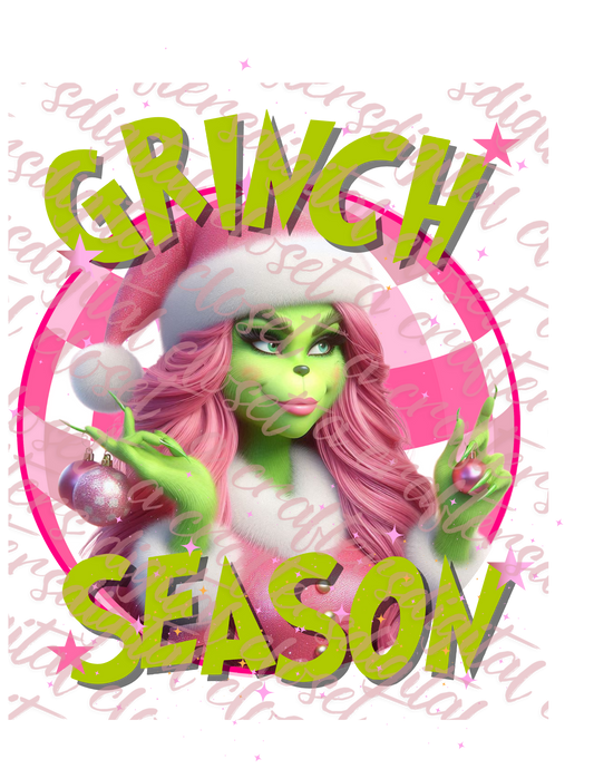 Grinchy Season PNG