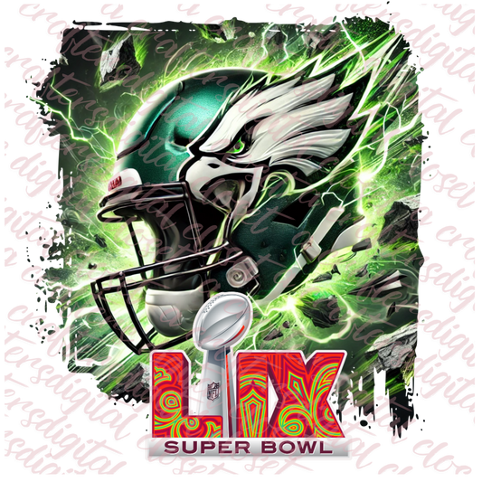 Distressed Eagles Super Bowl PNG