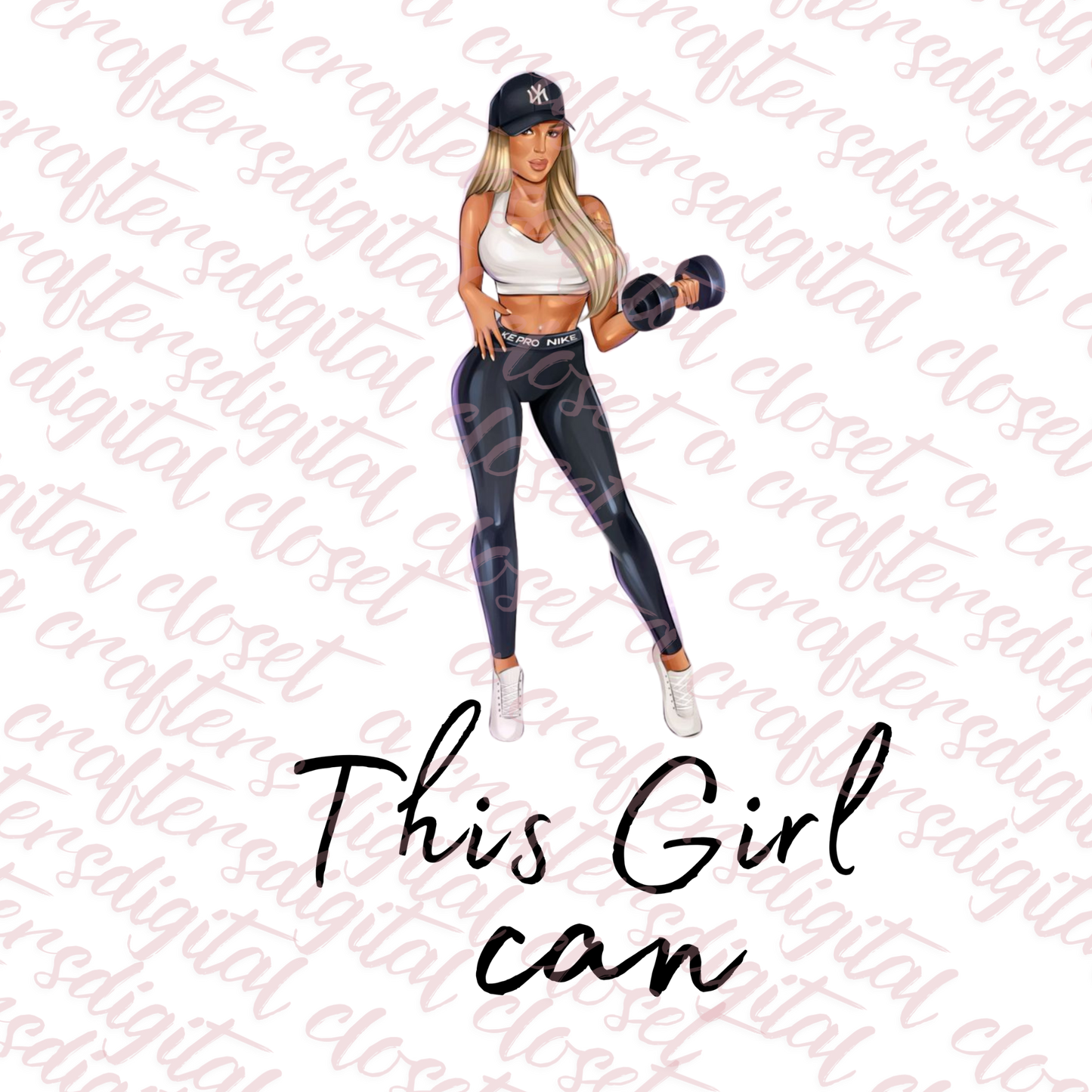 This Girl Can PNG
