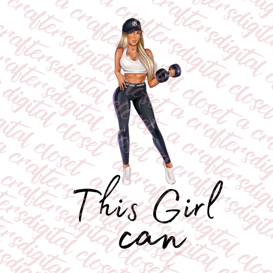 This Girl Can PNG