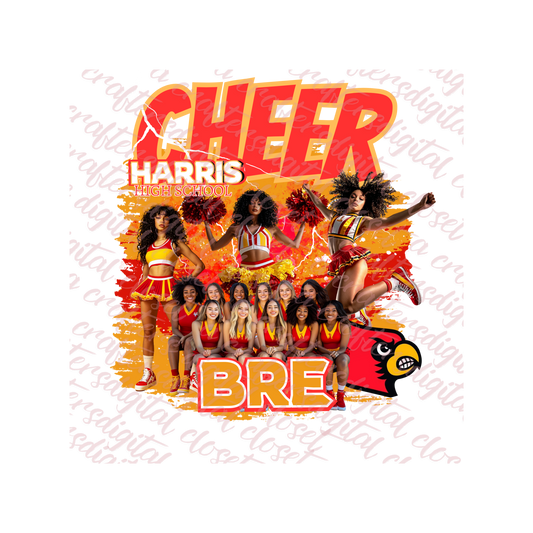 Cheer Digital Design Editable
