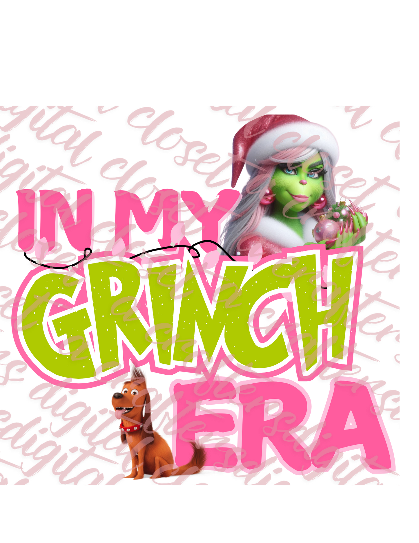 In My Grinchy Era PNG