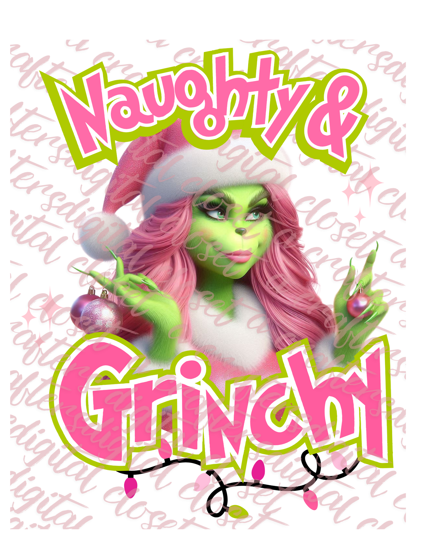 Cute and Grinchy PNG