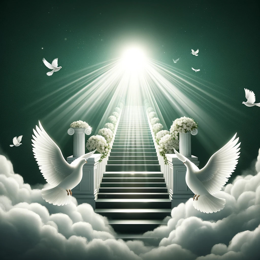 Green Memorial Digital Background 2 PNG