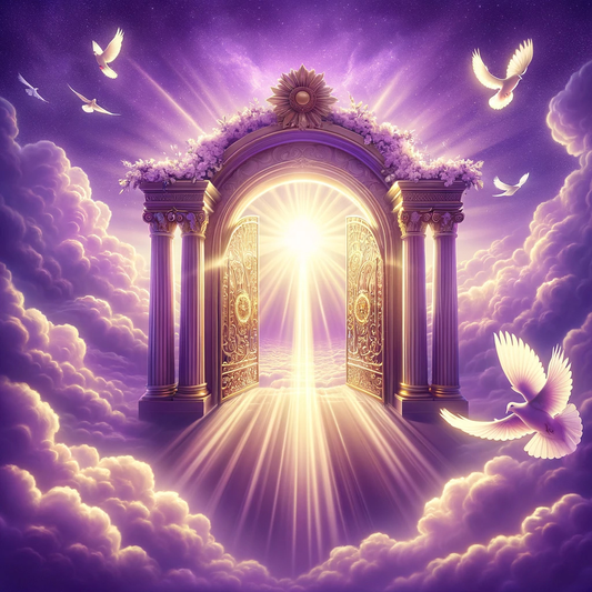 Purple Memorial Background