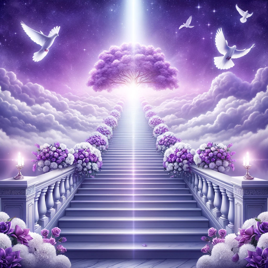 Purple Memorial Background 2 PNG