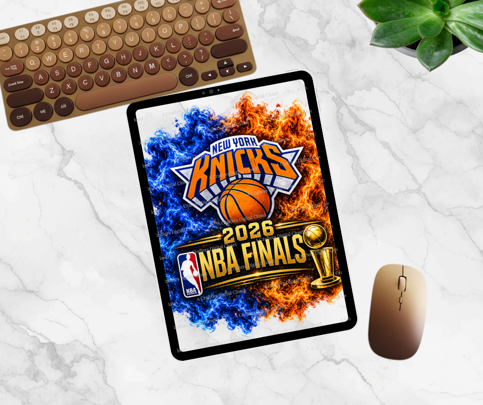 New York Knicks 2026 NBA Finals PNG Design | Championship Basketball Digital Download | Sports Sublimation Design for Shirts & Tumblers