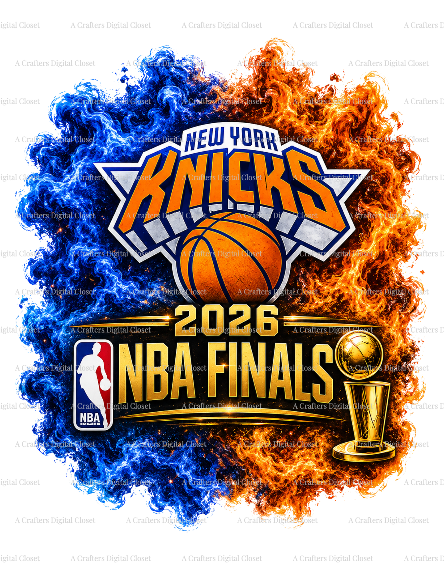 New York Knicks 2026 NBA Finals PNG Design | Championship Basketball Digital Download | Sports Sublimation Design for Shirts & Tumblers