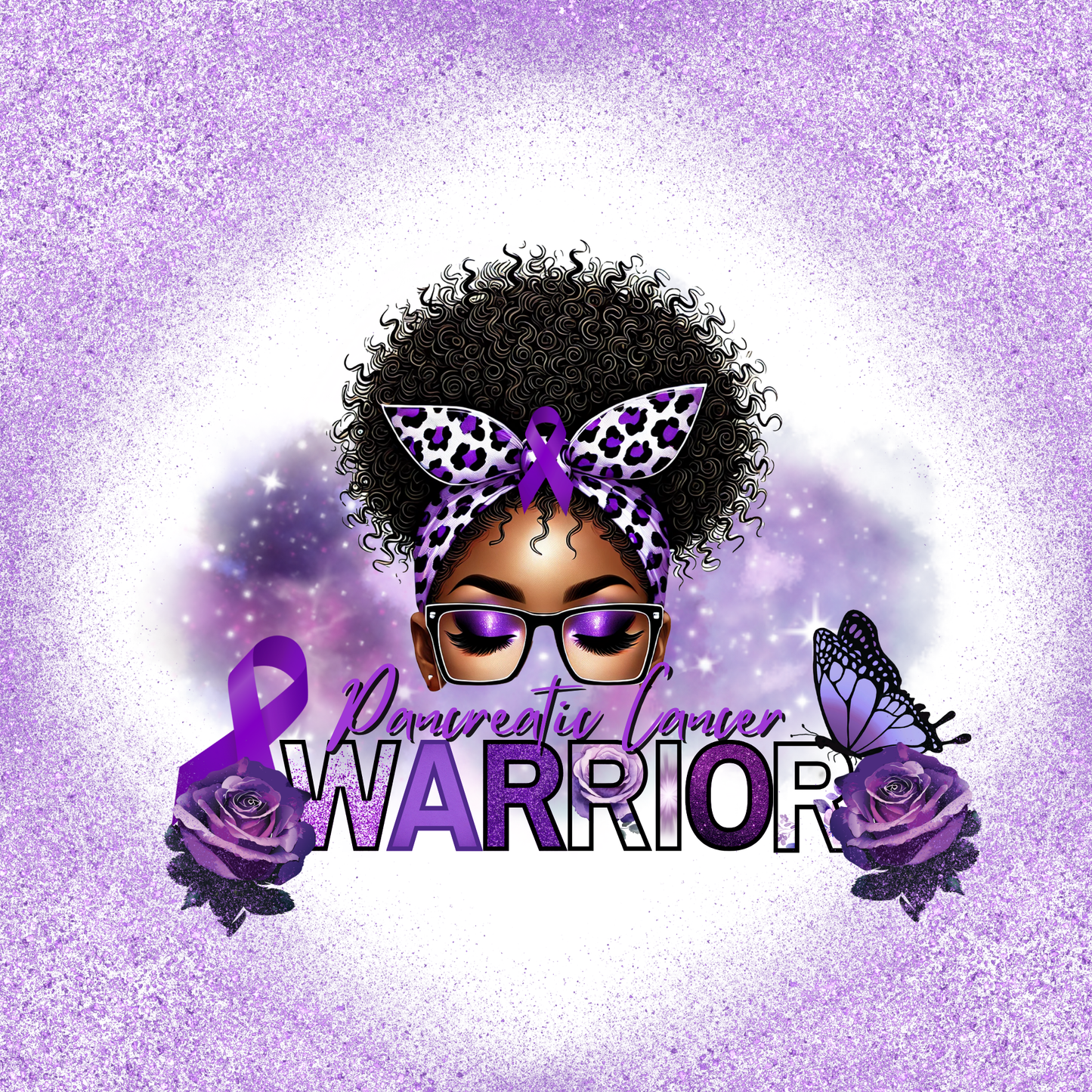 Pancreatic Caner Warrior PNG