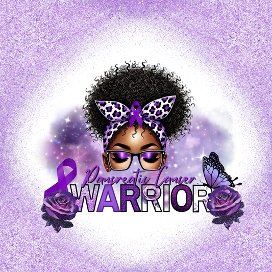 Pancreatic Caner Warrior PNG
