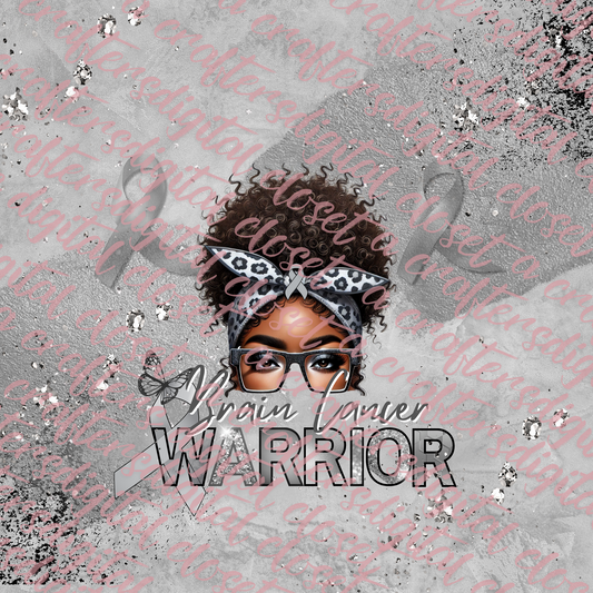 Brain Cancer Warrior PNG